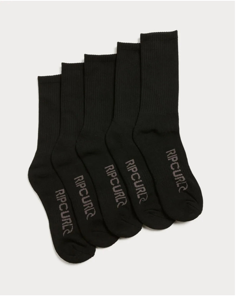 Rip Curl School Crew Socks 5Pk