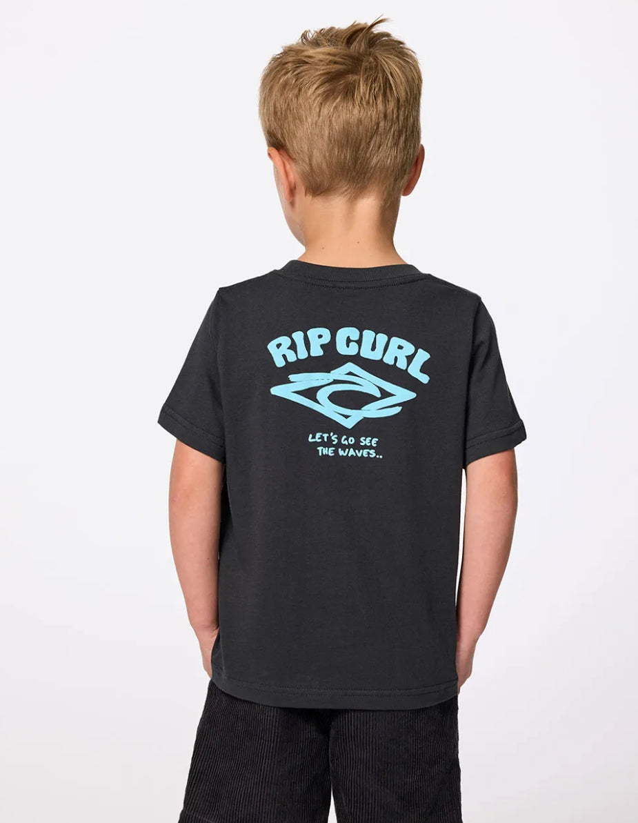 Rip Curl Wve Dayz Logo Tee Boys