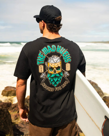 Mad Hueys Frothin Hooked For Life SS Tee