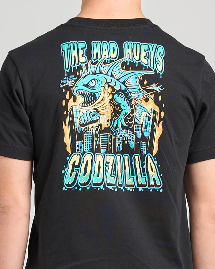 Mad Hueys Codzilla Returns Youth SS Tee