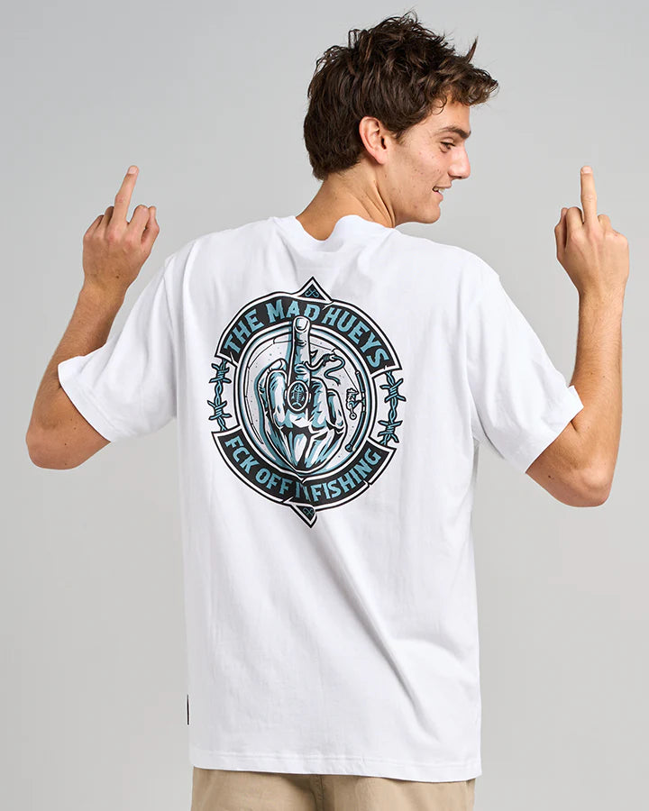 Mad Hueys Fk Off Fish On SS Tee