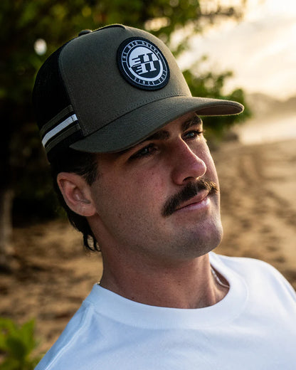 The Mad Hueys H Series Split Twill Trucker Cap