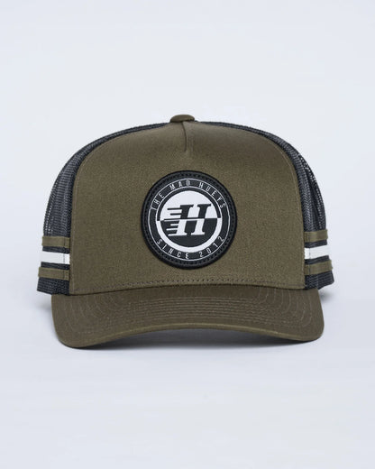 The Mad Hueys H Series Split Twill Trucker Cap