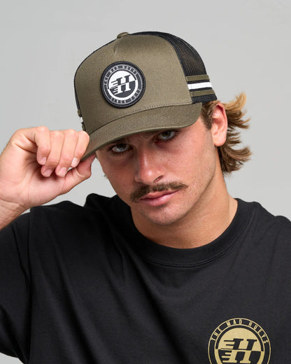 The Mad Hueys H Series Split Twill Trucker Cap