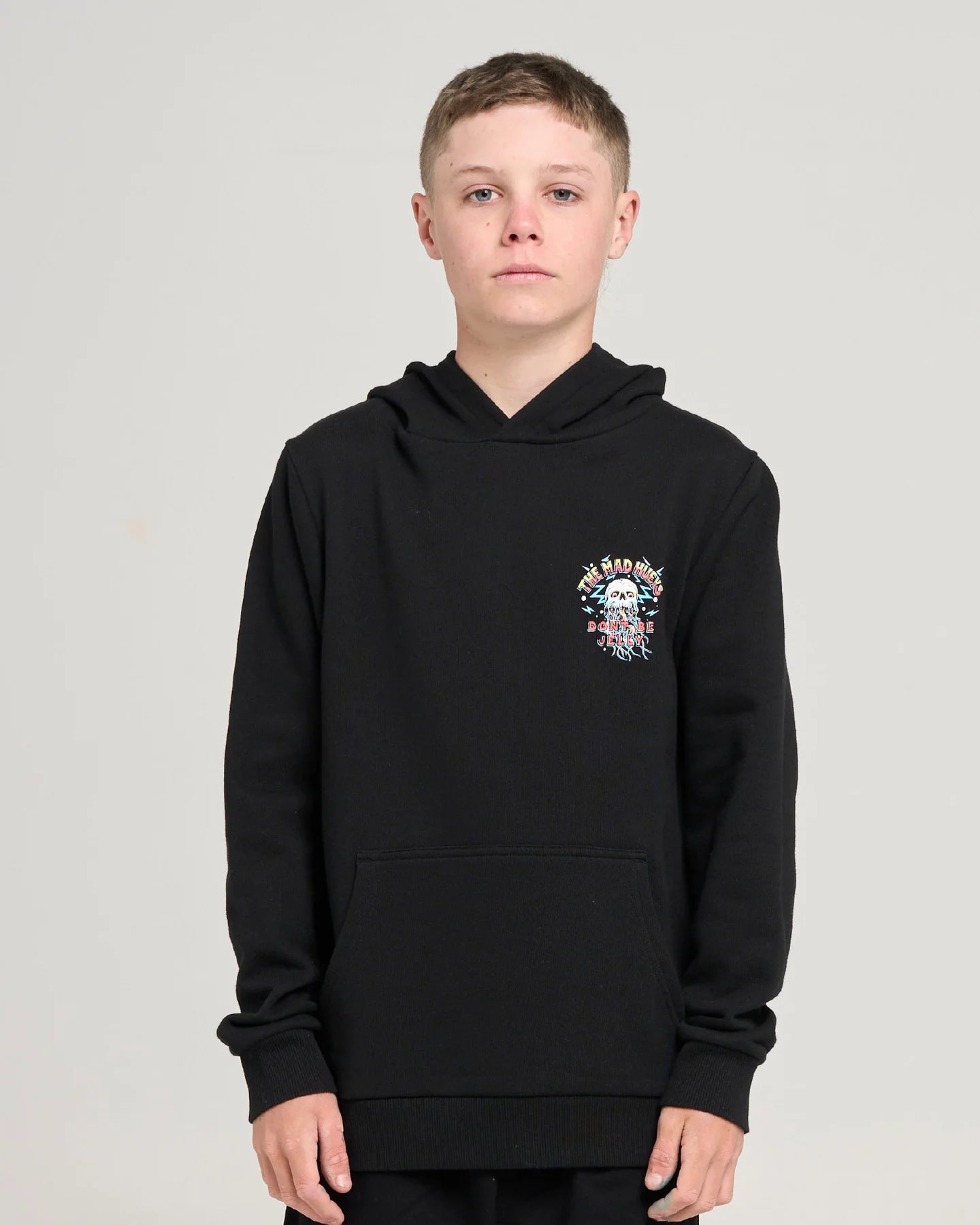 The Mad Hueys Dont Be Jelly Youth Hooded Pullover