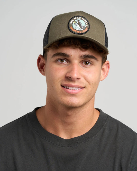The Mad Hueys Trust Cod Twill Trucker Cap