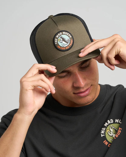 The Mad Hueys Trust Cod Twill Trucker Cap