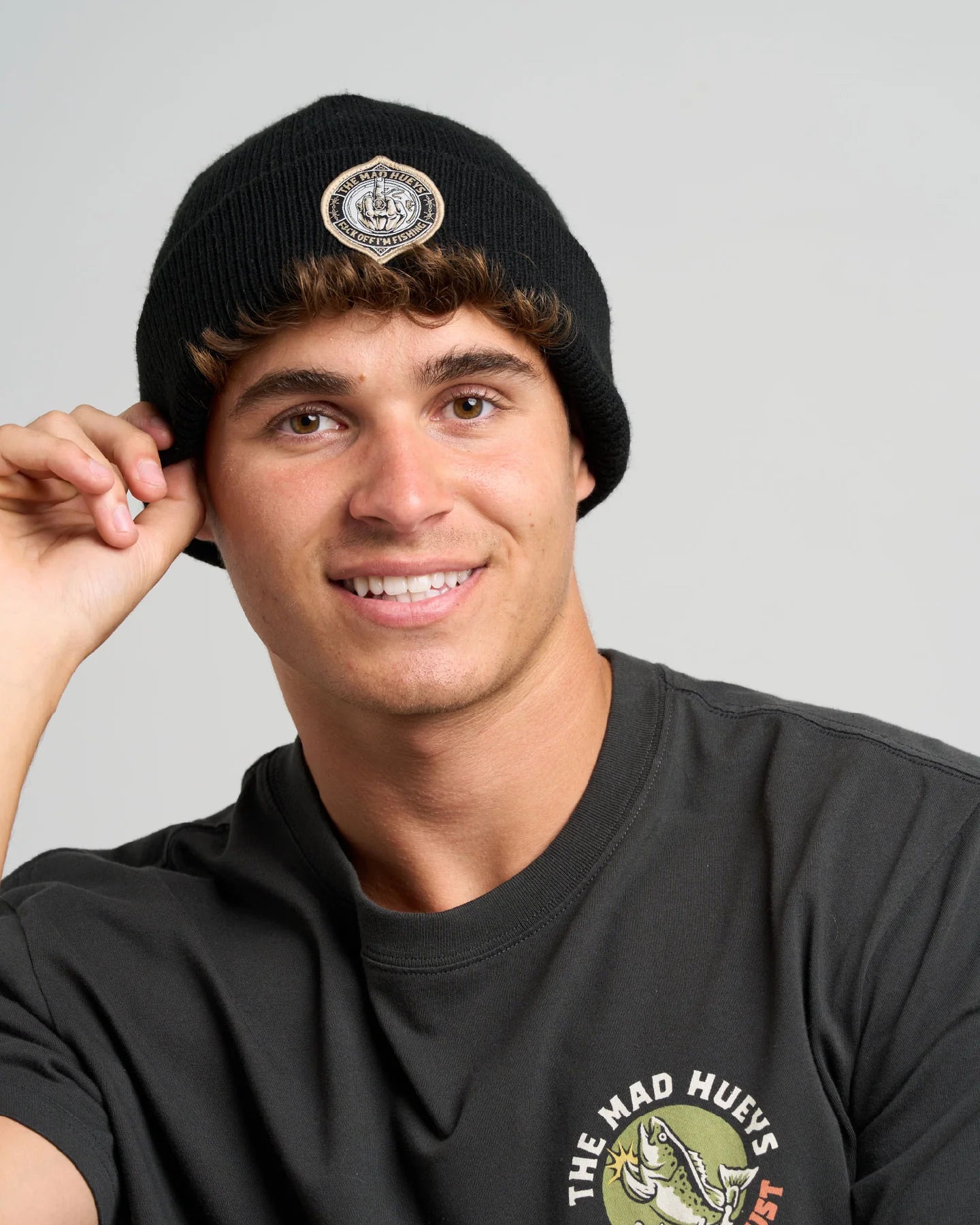 The Mad Hueys fK Off Fish Straight Beanie