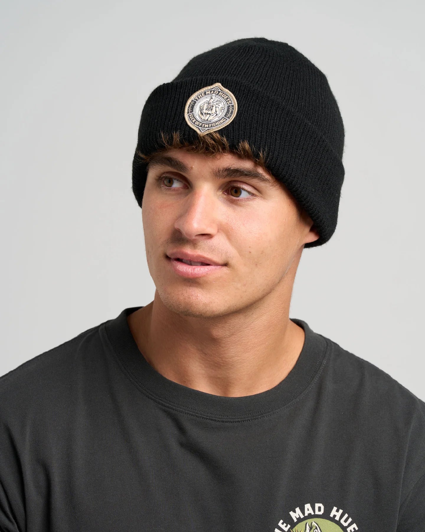 The Mad Hueys fK Off Fish Straight Beanie