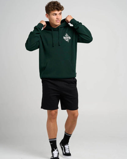 The Mad Hueys Flame Anchor Hooded Pullover