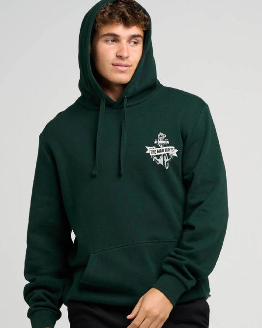 The Mad Hueys Flame Anchor Hooded Pullover
