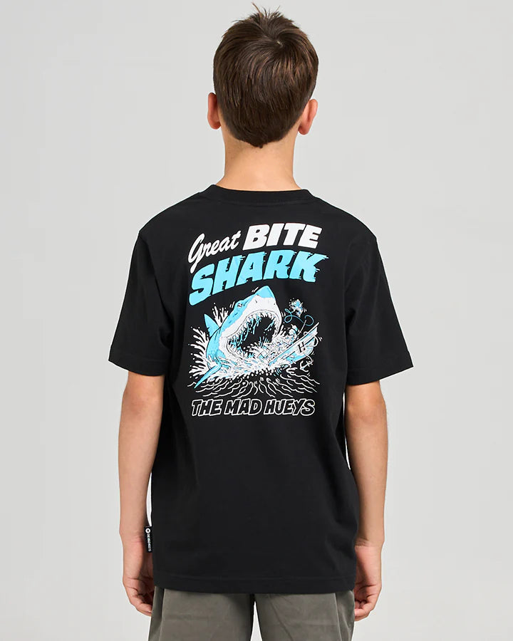 The Mad Hueys Great Bite Shark Youth SS Tee