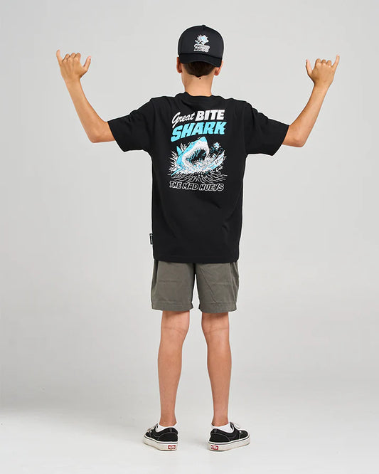 The Mad Hueys Great Bite Shark Youth SS Tee