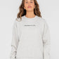 Rusty Essentials Oversized Crew Fleece