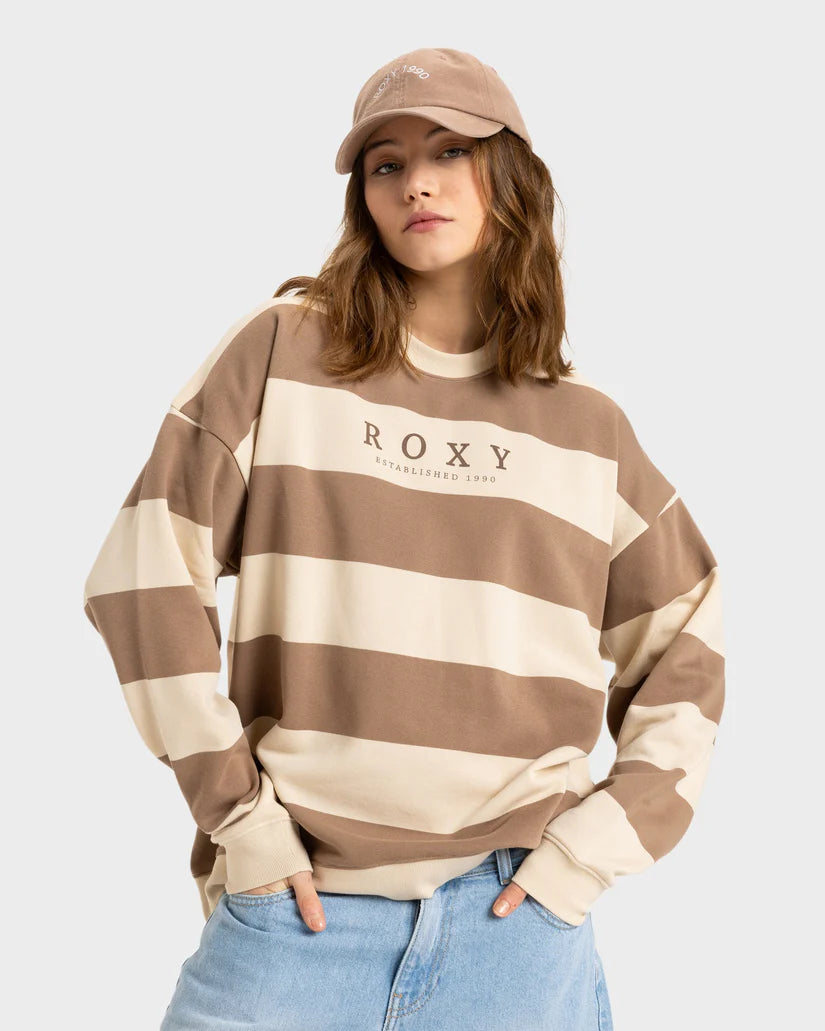 Roxy Strictly Stripes Oversizer Crew