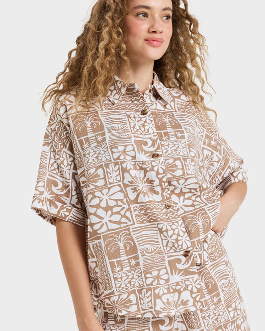 Roxy Beachy Nostalgia Slub Shirt