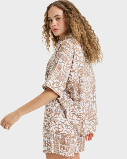 Roxy Beachy Nostalgia Slub Shirt
