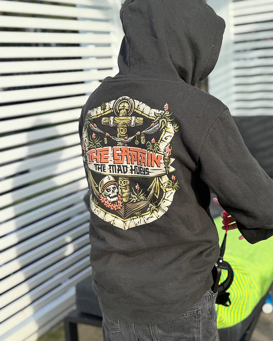 The Mad Hueys The Tiki Captain Youth Pullover Hoodie