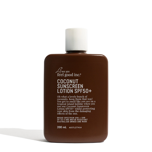 We Are Feel good Inc Coconut Sunscreen Lotion SPF50+