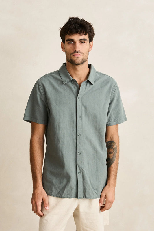 Rhythm Classic Linen SS Shirt