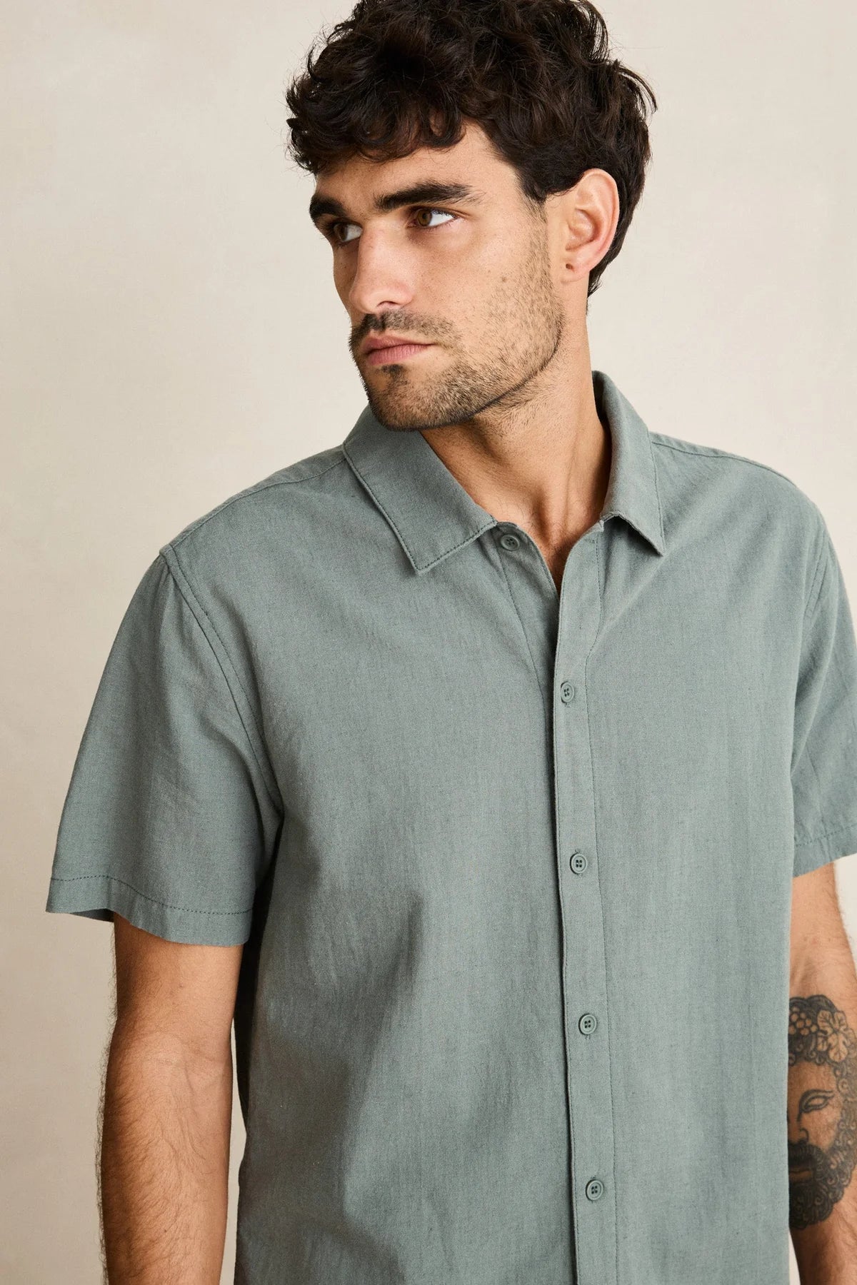Rhythm Classic Linen SS Shirt