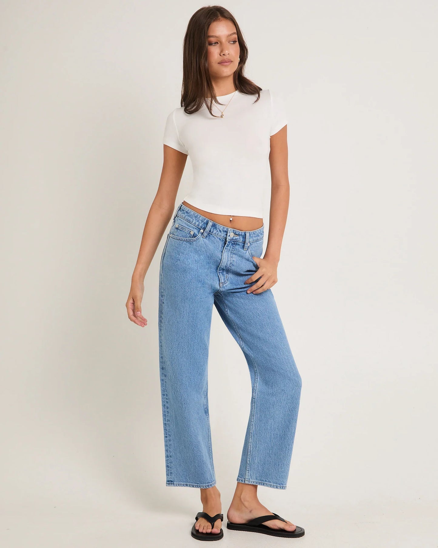 Lee Hight Straight Crop Jeans