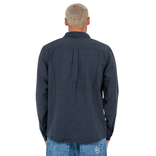 Rusty Overtone Long Sleeve Linen Shirt