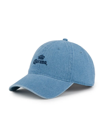 Gilroy Co Corona Logo Denim Ball Park Cap