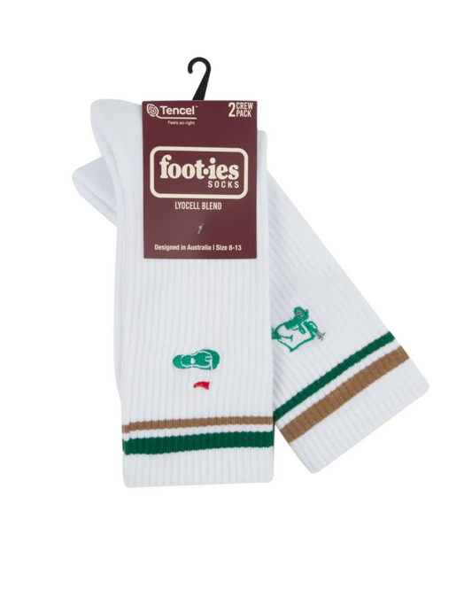 Foot-ie Blaze Sports Golf 2pk Sneaker Socks