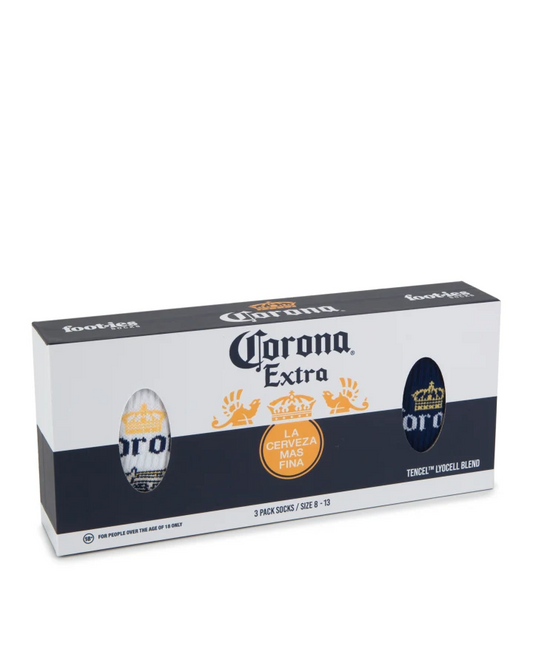 Foot-ies Corona 3Pk Combo Gift Box