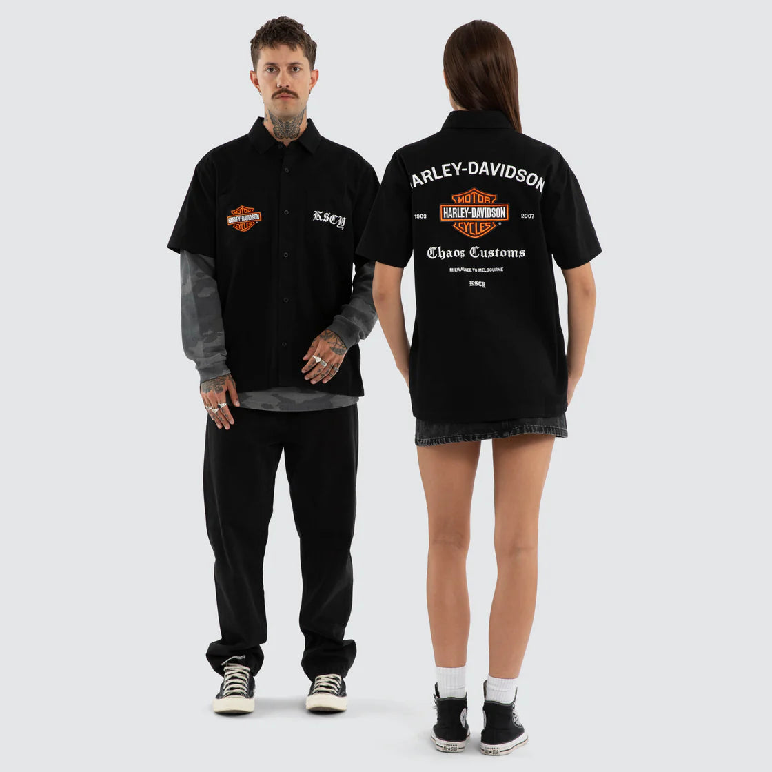 Kiss Chacey Customs SS Mechanic Shirt