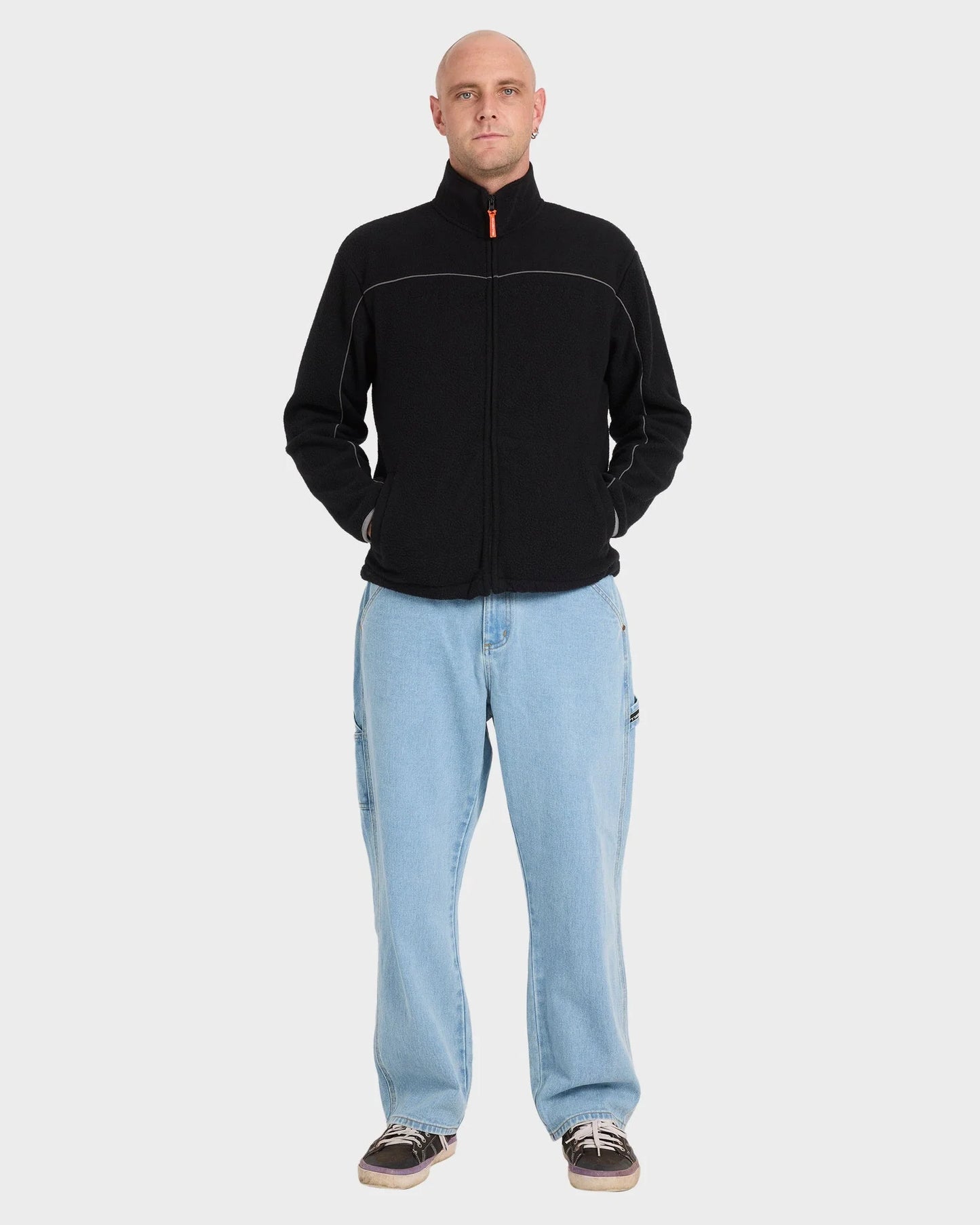 Billabong Specs 73 Polar Zip Thru Crew