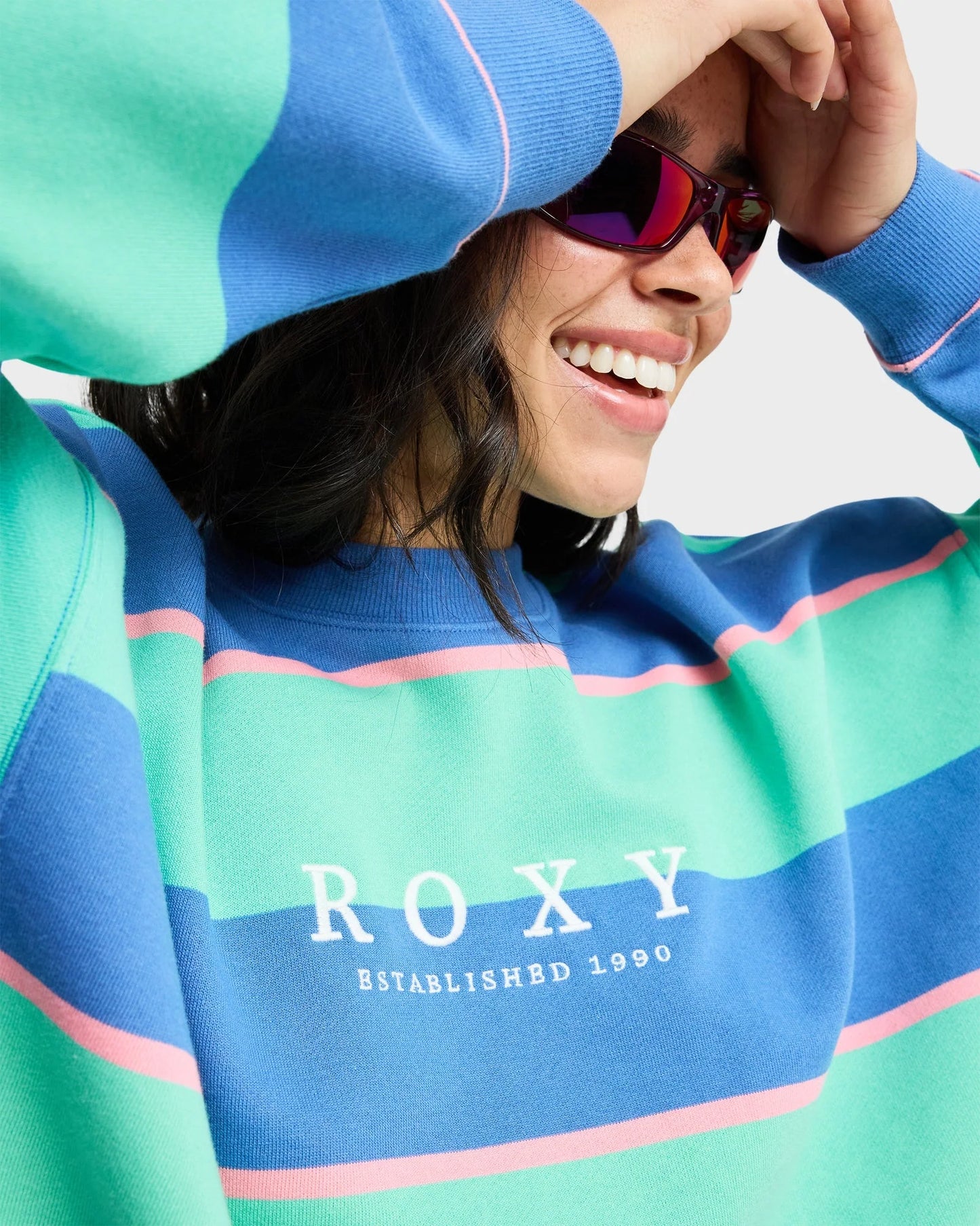Roxy Strictly Stripes Oversized Crew