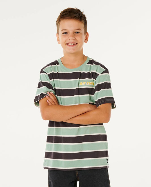 Rip Curl Eternal Shred Strip Tee Boys