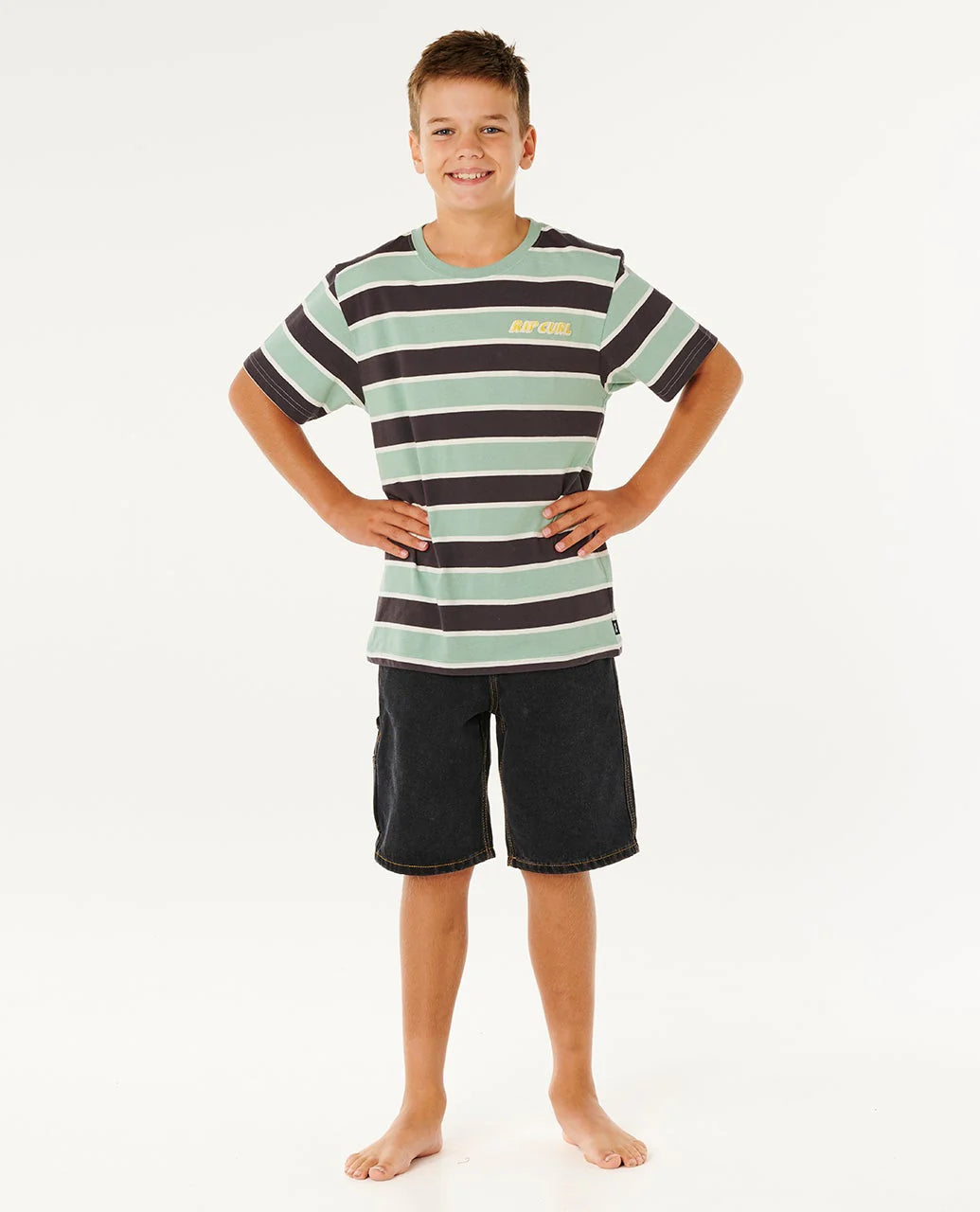 Rip Curl Eternal Shred Strip Tee Boys