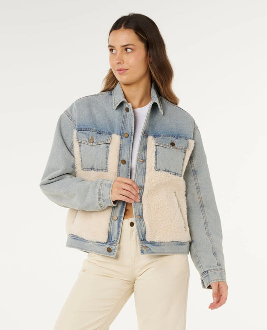 Rip Curl Cruisin Sherpa Denim Jacket