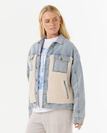 Rip Curl Cruisin Sherpa Denim Jacket