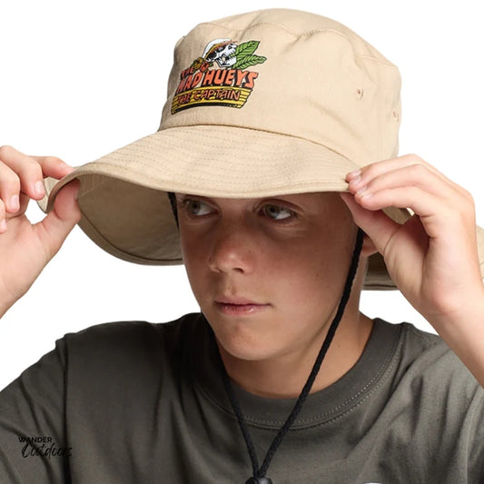 Mad Hueys The Island Captain Youth Wide Brim Hat