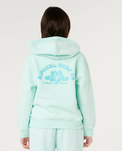 Rip Curl Hibiscus Heat Logo Hoodie Girls
