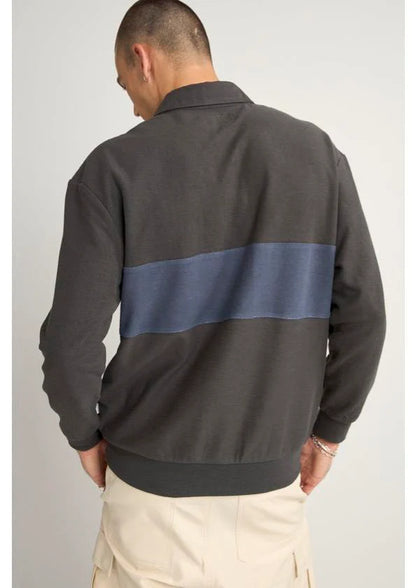 Rhythm Terry Vintage Long Sleeve Rugby Shirt