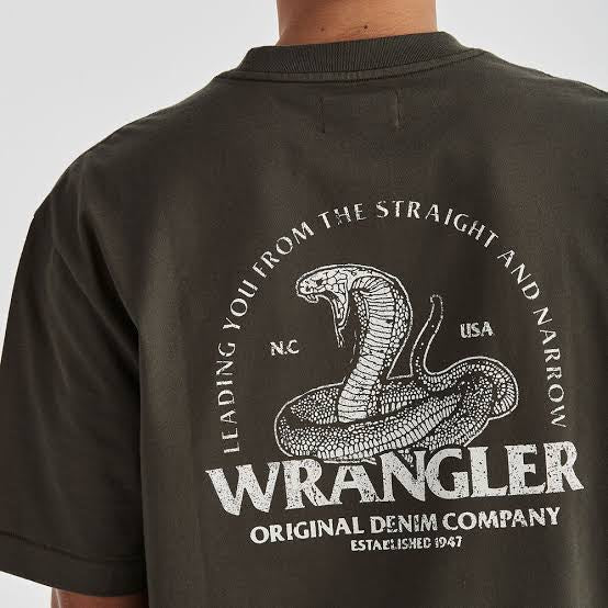 Wrangler Snake Stake Boxcar Tee