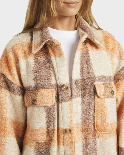 Roxy Over And Out Plaid Shacket