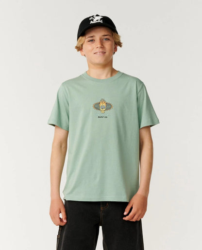 Rip Curl New Cosmic Skull Boys Tee