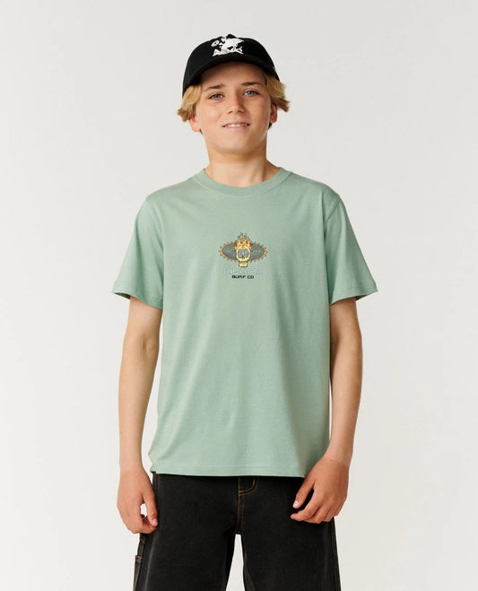 Rip Curl New Cosmic Skull Boys Tee