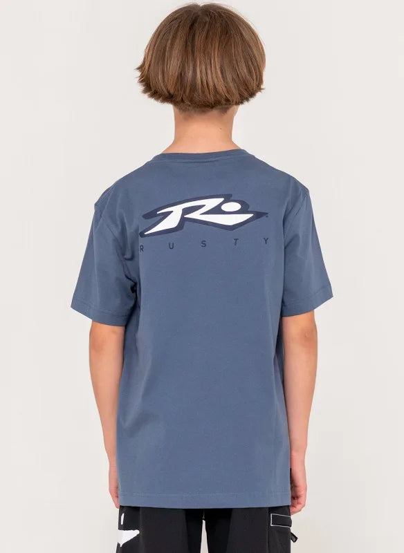 Rusty Registered Short Sleeve Tee Boys