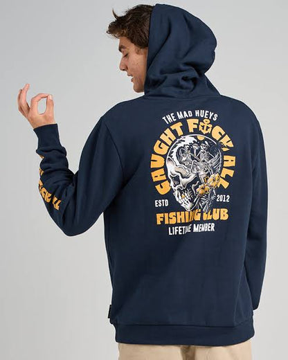Mad Hueys Tropic Caught Fk All Fishing Hooded Pullover