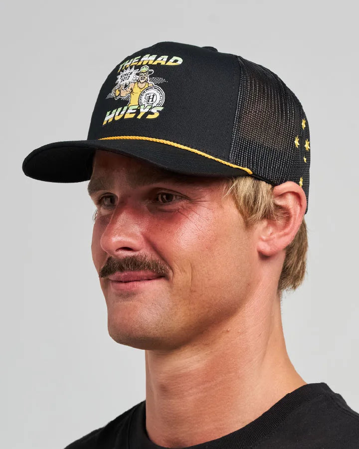 The Mad Hueys Captain Australia Twill Trucker Cap