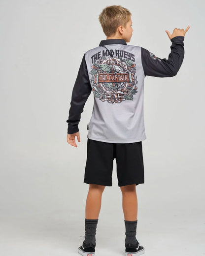 The Mad Hueys Troppo Captain Youth UPF 50 Fishing Jersey