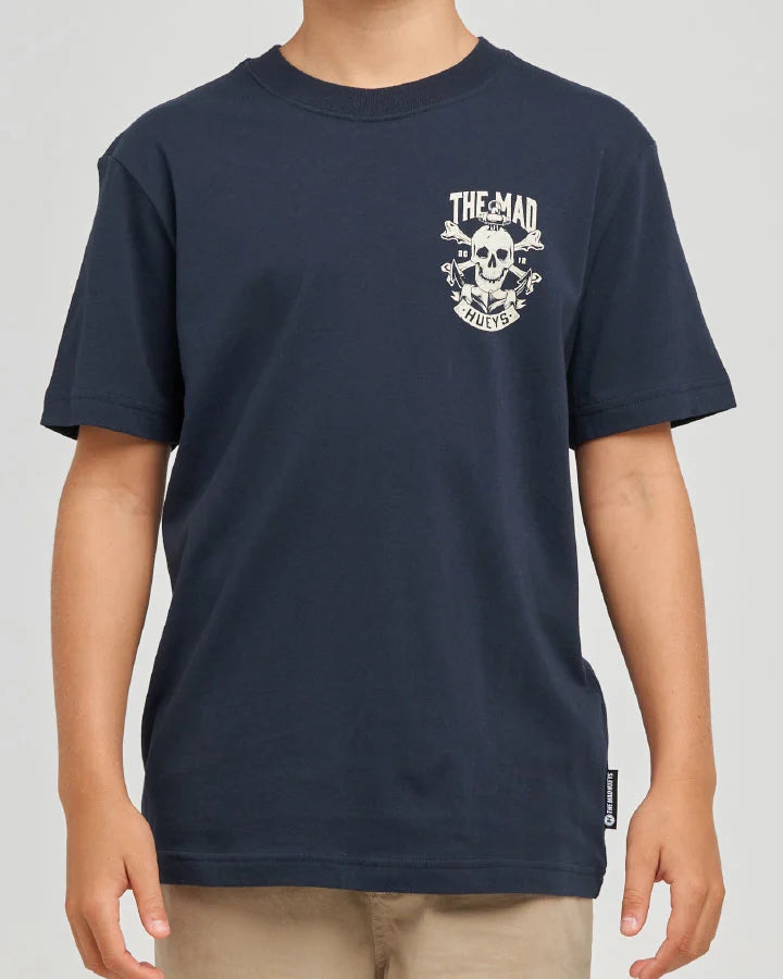The Mad Hueys Anchor Skull Youth SS Tee