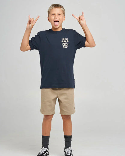 The Mad Hueys Anchor Skull Youth SS Tee